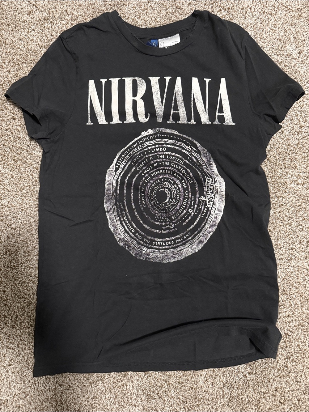 NIRVANA Black Tshirt